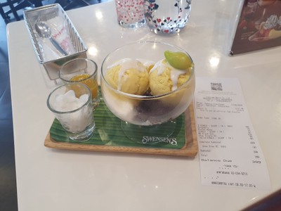 ไอศกรีมข้าวเหนียวมะม่วง