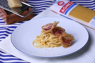 สปาเก็ตตี้ คาโบนาร่า สปาเก็ตตี้ คาโบนาร่า