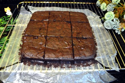 วิธีทำ Fudgy Brownie