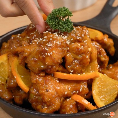 วิธีทำ ไก่ทอดเกาหลีซอสส้ม