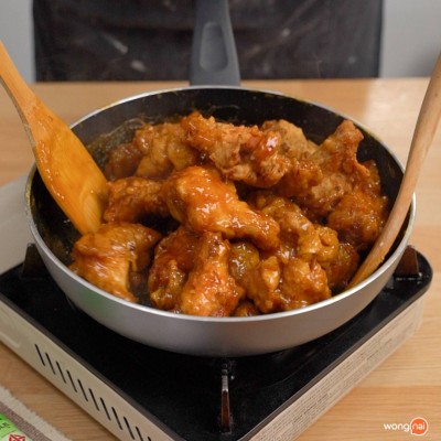 วิธีทำ ไก่ทอดเกาหลีซอสส้ม