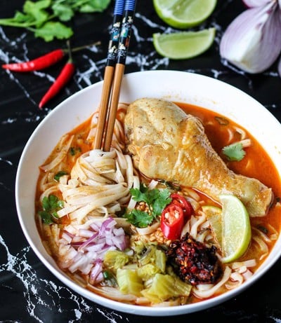 วิธีทำ ข้าวซอยไก่ วิธีทำ ข้าวซอยไก่