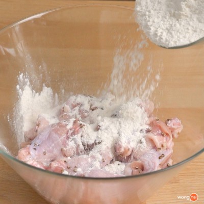 วิธีทำ ไก่ทอดเกาหลีซอสส้ม