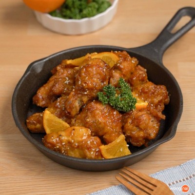 วิธีทำ ไก่ทอดเกาหลีซอสส้ม