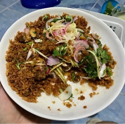 ยำปลาดุกฟู