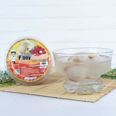 ลิ้นจี่ลอยแก้ว