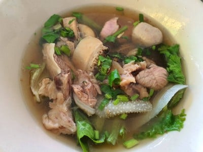 เมนูของร้าน พัฒน์เกาเหลาเนื้อ ราชพฤกษ์