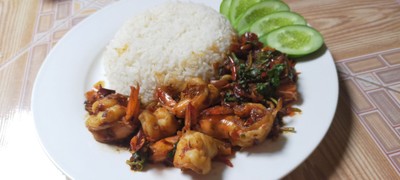 ข้าวกระเพากุ้ง XL
