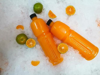 [2%] เมื่อสั่ง น้ำส้มขวดใหญ่ 10 ขวด (1000ml)