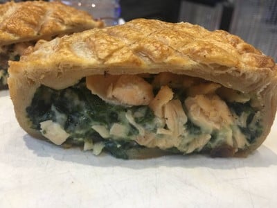 salmon spinach pot pie