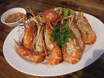 กุ้งเผา