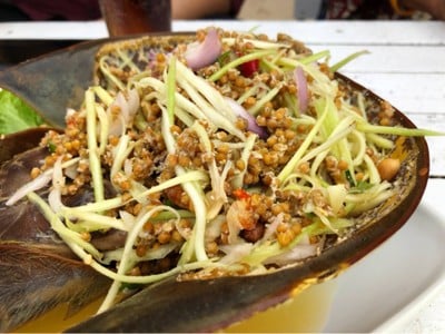 ยำไข่แมงดา