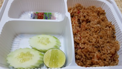 ข้าวผัดน้ำพริกกุ้งอยุธยา