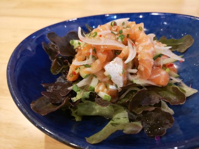 ยำปลาแซลม่อน