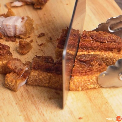 วิธีทำ วุ้นเส้นหมูกรอบคั่วพริกเกลือ