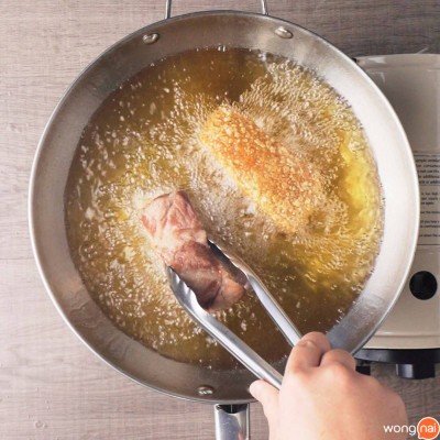 วิธีทำ วุ้นเส้นหมูกรอบคั่วพริกเกลือ