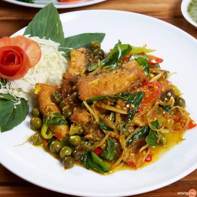 เมนูของร้าน ครัวอิ่มสุข บาย บ้านอยู่เป็นสุข