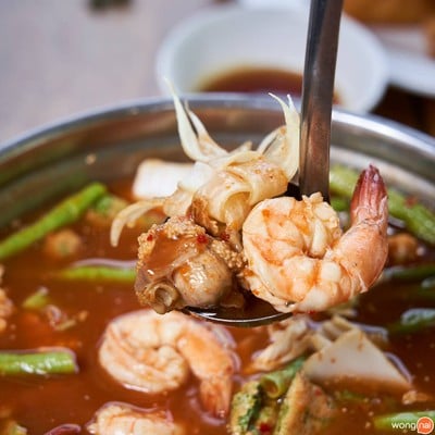 เมนูของร้าน ร่มไม้สายธาร