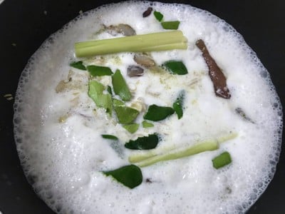 วิธีทำ หมูแดดเดียวต้มกะทิ