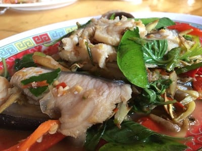 ผัดฉ่าปลาคัง