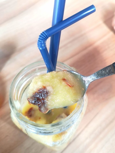 Mango Juice Frappe with Special Syrup มะม่วงน้่ำปลาหวานปั่น