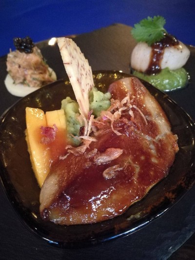 ตับห่านซอสมะขาม คาราเมลแมงโก้