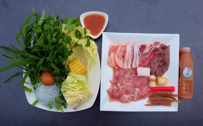 หมูกะทะชุดเล็ก199บาท