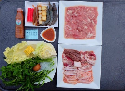 หมูกะทะชุดใหญ่499บาท