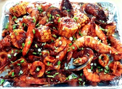 กุ้งถังทะเลแตก (รสชาติเข้มข้นถึงใจ❤)