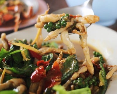 หอยหลอดผัดฉ่า