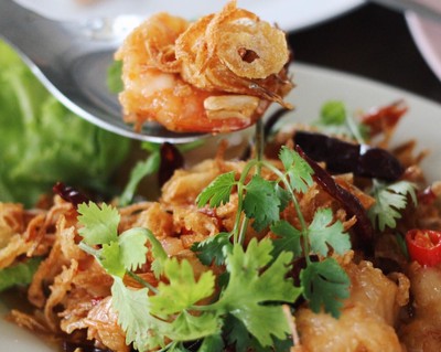 กุ้งซอสมะขาม