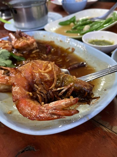 กุ้งซอสมะขาม