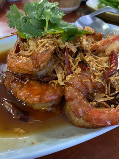 กุ้งซอสมะขาม
