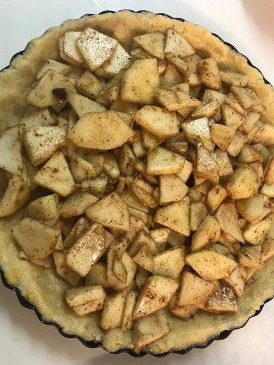 วิธีทำ Apple crumble cake 🥧🍎 วิธีทำ Apple crumble cake 🥧🍎