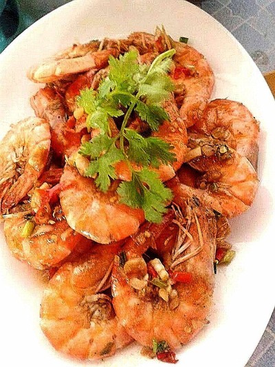 กุ้งคั่วเกลือ