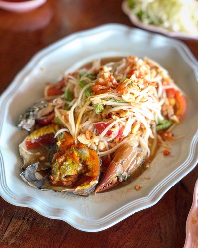 เมนูของร้าน ครัวปูหลน