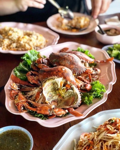 เมนูของร้าน ครัวปูหลน