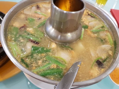 ต้มยำรวมมิตรทะเล น้ำข้น