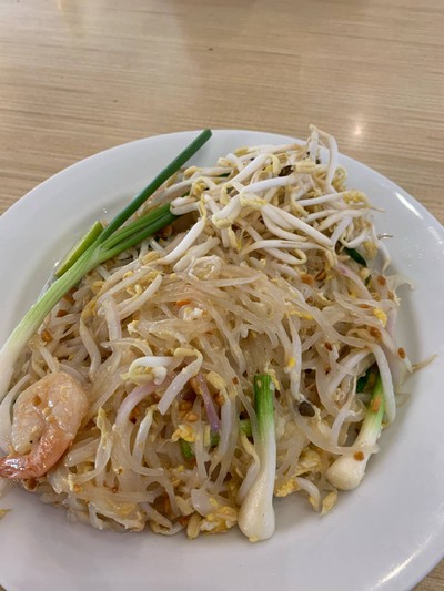 ผัดไทยกุ้งสด