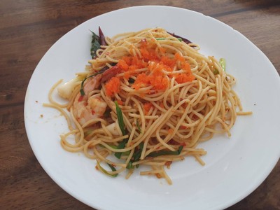 สปาเก็ตตี้ไข่กุ้ง