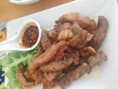 เนื้อติดมันแดดเดียว