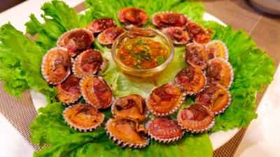 หอยแครงลวกจิ้ม