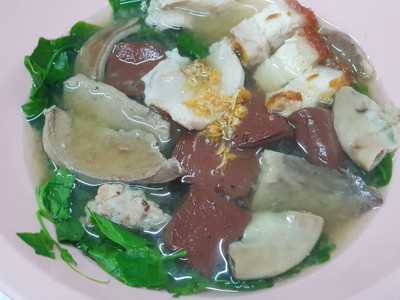 เกาเหลาเลือดหมูธรรมดา
