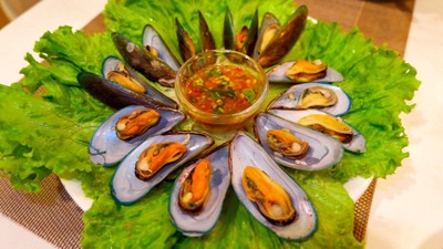 อบหอยแมลงภู่