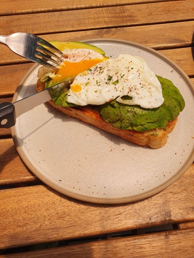 Avocado & Fried Egg Toast