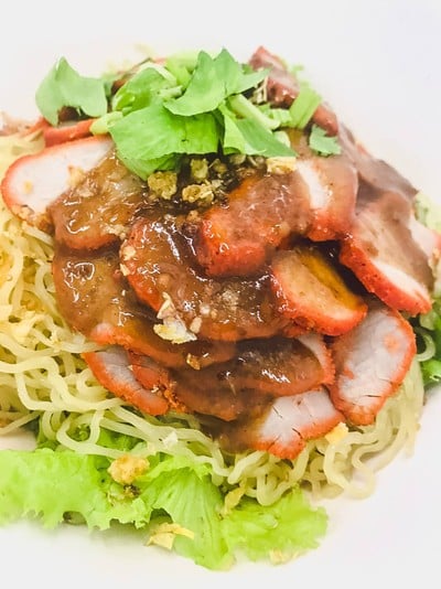 เมนูของร้าน เจริญชัยก๋วยเตี๋ยวหมูพริกกระเหรี่ยง(ท่าพระจันทร์)&ข้าวมันไก่ ข้าวหมูแดง ข้าวไก่ย่าง