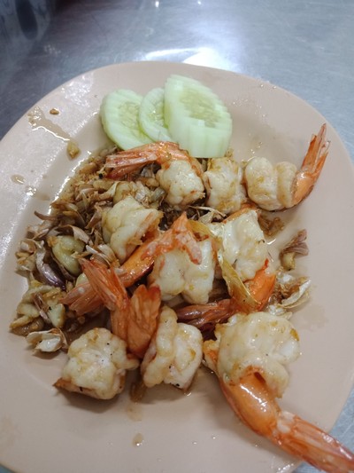 กุ้งทอดกระเทียม