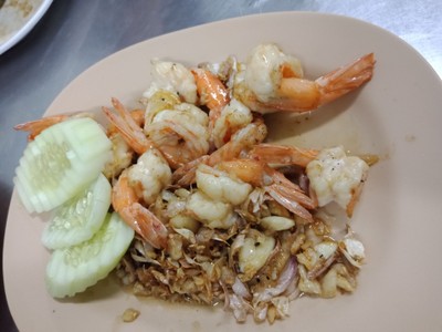 กุ้งทอดกระเทียม