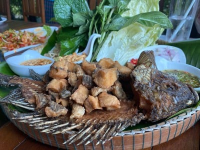 เมนูของร้าน บ้านรักชาวสวน