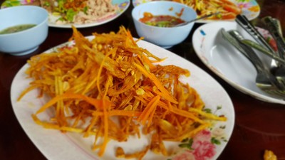 ส้มตำทอด